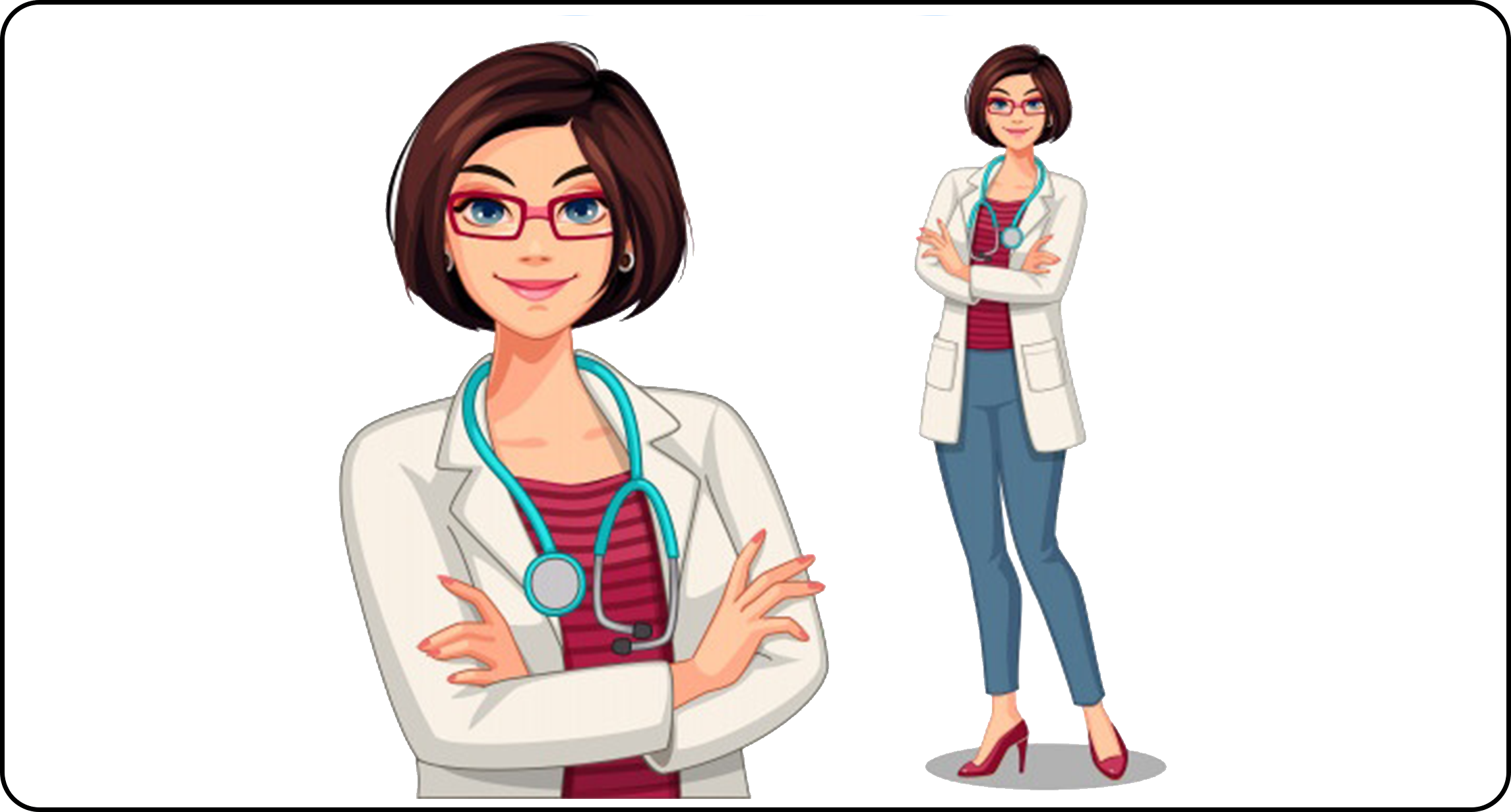 cartoon lady doctor image
