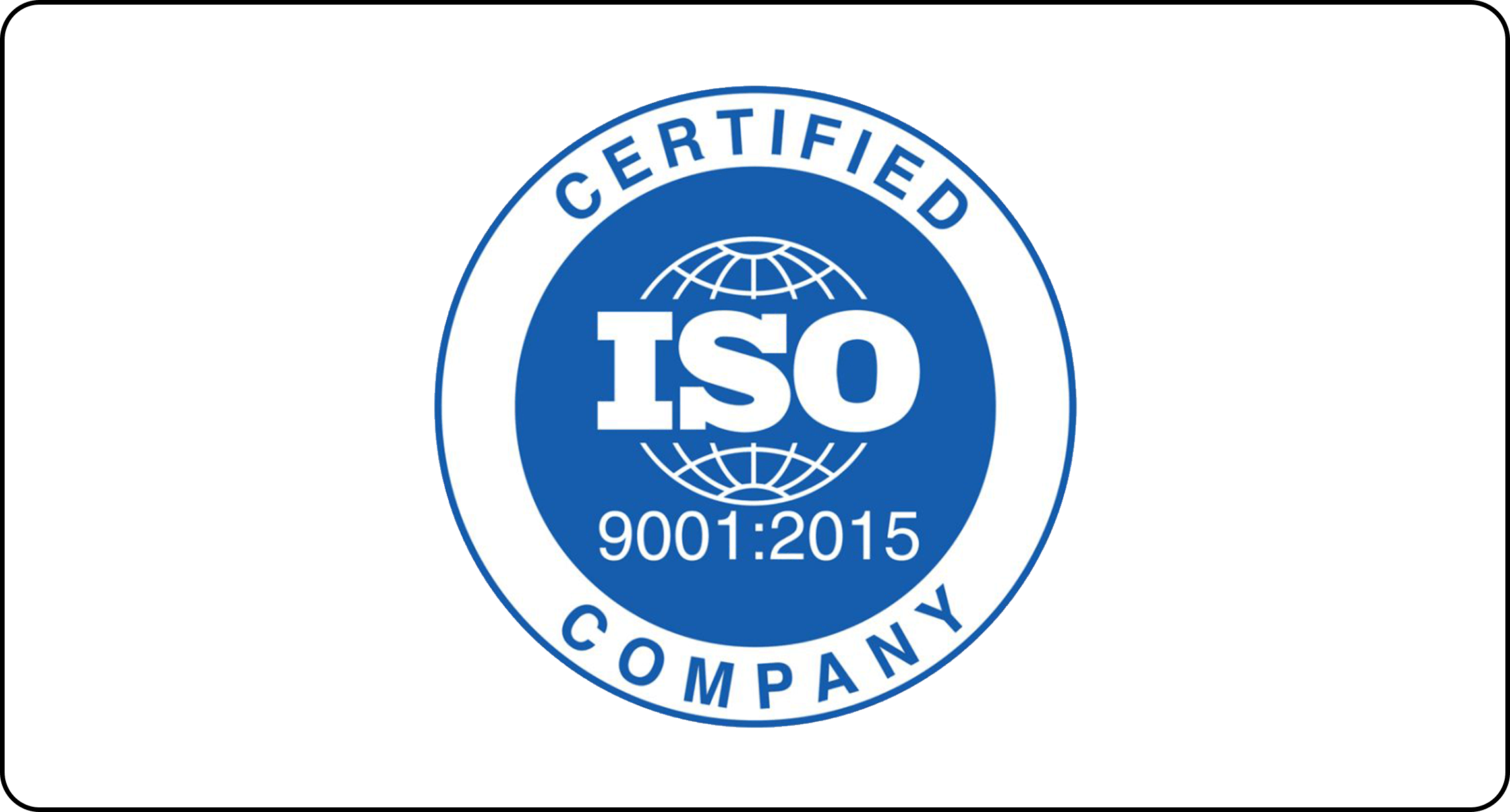 iso certified company logo
